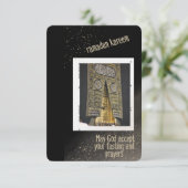 Ramadan Kareem Flat Dank u kaart (Staand voorkant)