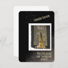 Ramadan Kareem Flat Dank u kaart