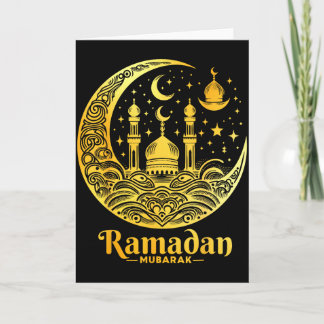 Ramadan Kareem Gelukkig Vasten Ramadan Mubarak Isl Kaart