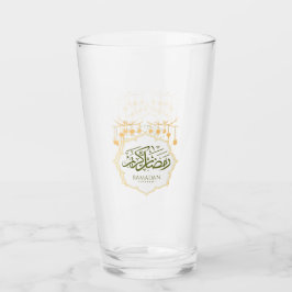  Ramadan Kareem Glass Cup Glas