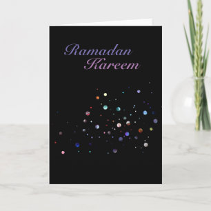 Ramadan Kareem Glitter Kaart