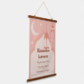 Ramadan Kareem Hangend Wandkleed (Gebogen)