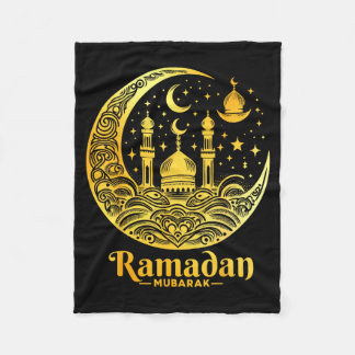 Ramadan Kareem Happy Fasting Ramadan Mubarak Islam Fleece Deken