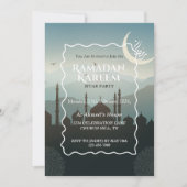 Ramadan Kareem Iftar Invitation Personalized (Devant)