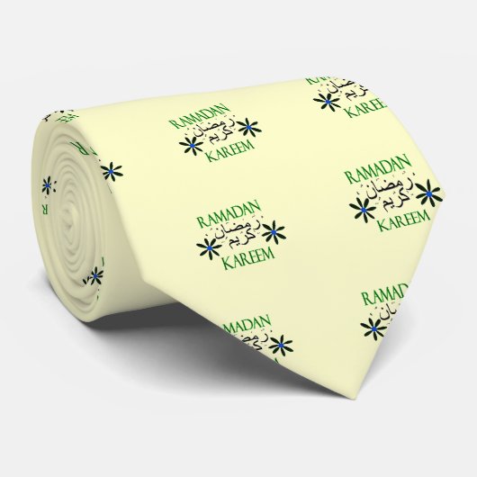 Ramadan Kareem Islamic Stropdas (Opgerold)