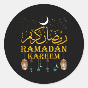 Ramadan Kareem Islamitisch vasten voor Ronde Sticker