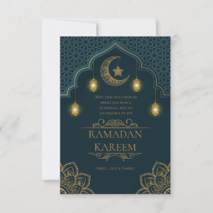 Ramadan Kareem Islamitische Heilige Maand Groet Kaart