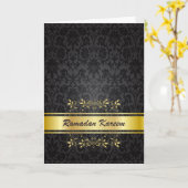 Ramadan Kareem Kaart (Gele Bloem)