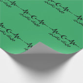 Ramadan Kareem Moon hartslag moslim Cadeaupapier (Hoek)