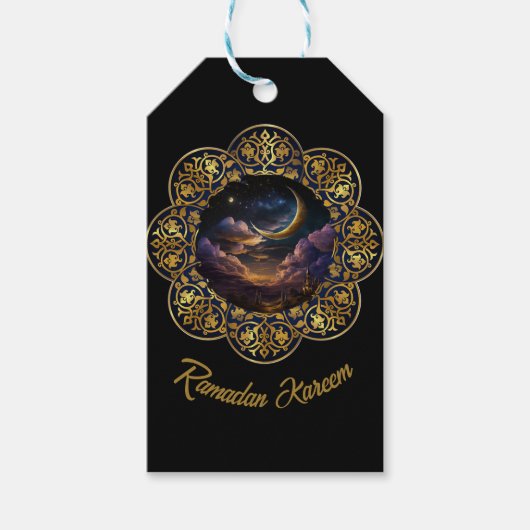 RAMADAN KAREEM MUBARAK 2026 CADEAULABEL (Voorkant)