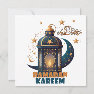 Ramadan Kareem Mubarak Lantaarn ramadan 2024 Kaart
