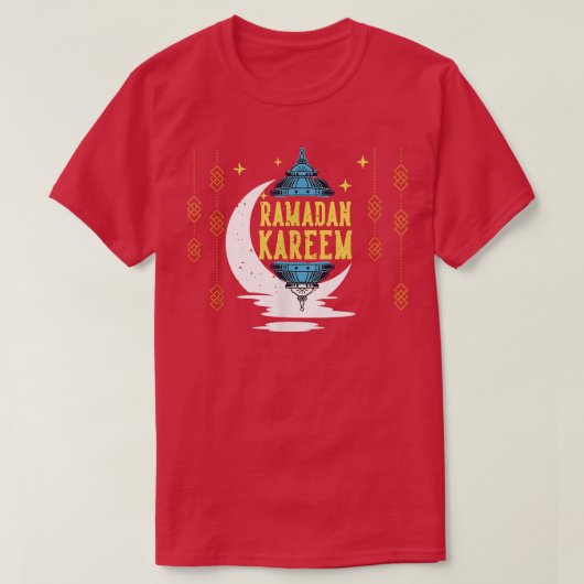 Ramadan Kareem Muslims Eid Ramadan Lantern lights T-shirt (Design voorkant)