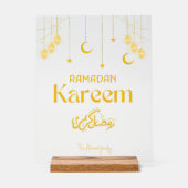 Ramadan Kareem Personalized Acrylic Sign Minimal (Recto)