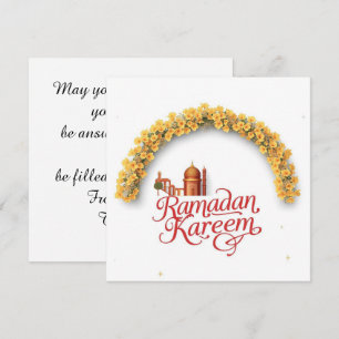 Ramadan Kareem Persoonlijke Vakantiekaart Feestdagenkaart