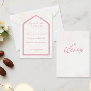 Ramadan Kareem Persoonlijke Wenskaart Notitiekaartje