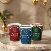 Ramadan Kareem Ramadan Moubarak Gobelets en papier