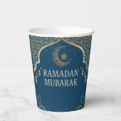 Ramadan Kareem Ramadan Moubarak Gobelets en papier (Verso)