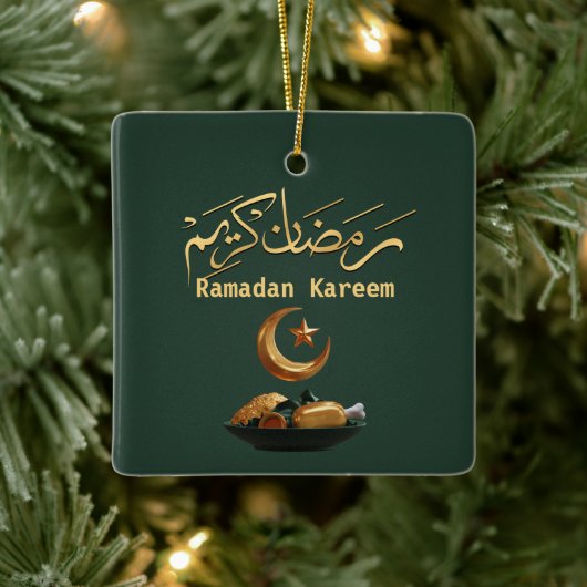 Ramadan Kareem Ramadan Mubarak Keramisch Ornament (Boom)