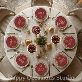 Ramadan Kareem Ramadan Mubarak Paper Plates Papieren Bordje