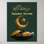 Ramadan Kareem Ramadan Mubarak Poster (Voorkant)