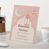 Ramadan Kareem Reclamebord Met Voetstuk (Insitu)