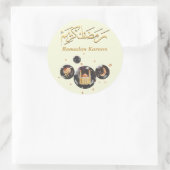 Ramadan Kareem Ronde Sticker (Tas)