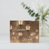 Ramadan Kareem - schilderen met lampen Briefkaart (Staand voorkant)