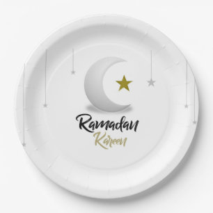 Ramadan Kareem Sikkelontwerp - Islamitische Mubara Papieren Bordje