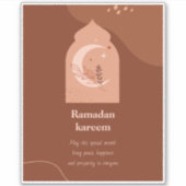Ramadan Kareem Sticker (Voorkant)