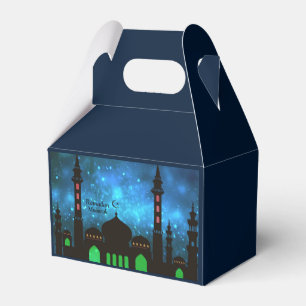 Ramadan Kareem Typografie Islamitische halve maan Bedankdoosjes
