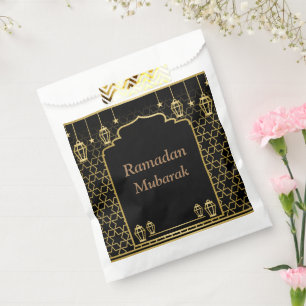 Ramadan Kareem Typografie Islamitische halve maan Bedankzakje