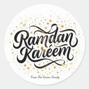 Ramadan Kareem-vakantie Ronde Sticker