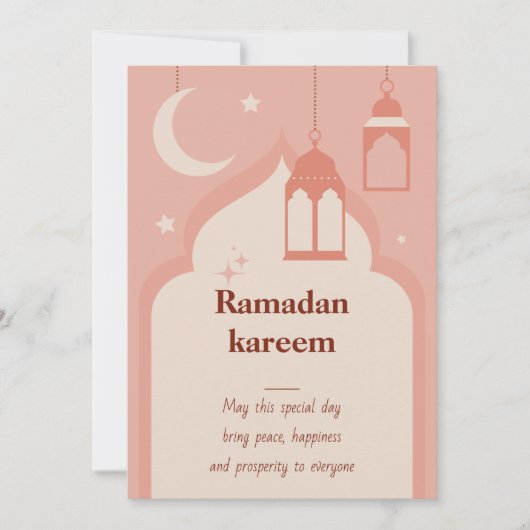 Ramadan Kareem Vakantiekaart Feestdagenkaart (Voorkant)