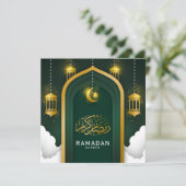 Ramadan Kareem wenskaart/ansichtkaart #5 Feestdagenkaart (Staand voorkant)