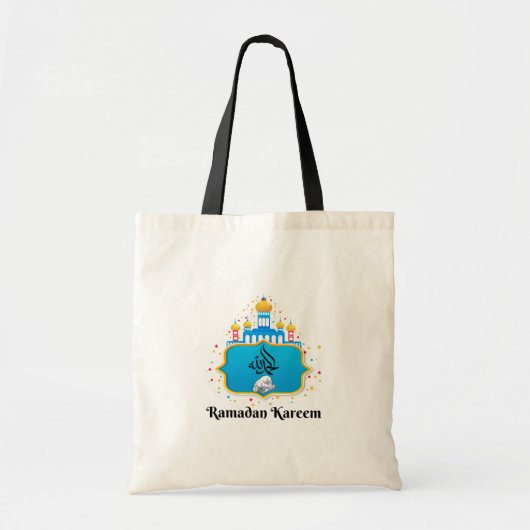 Ramadan Karemm in het Arabisch en in het ooien Tote Bag (Voorkant)