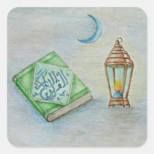ramadan karim vierkante sticker