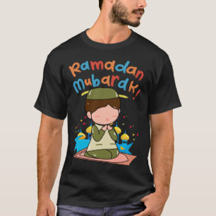 Ramadan Kinder Ramadan Kareem Mubarak Salat Moskee T-shirt