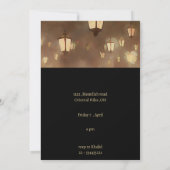 Ramadan Lampards- Iftar Kaart (Achterkant)