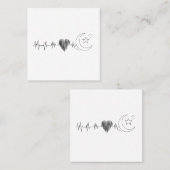 Ramadan Lune Islam Vierkante Visitekaartje (Voorkant / Achterkant)