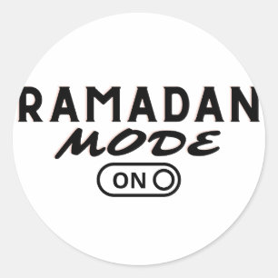 Ramadan Mode ON -2023- Ronde Sticker