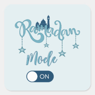 RAMADAN MOOD OP Kussens Vierkante Sticker
