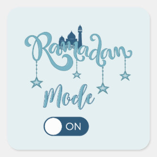 RAMADAN MOOD OP Kussens Vierkante Sticker