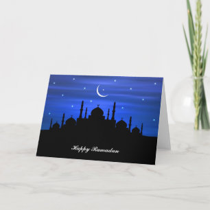 Ramadan Moon & Mosque Kaart
