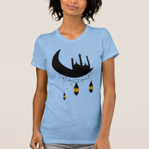 Ramadan Mosque Moon Lantern T-shirt