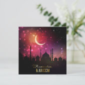 Ramadan Mosque Pink Sunset (Staand voorkant)