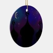 Ramadan Mosque with Magical Night Sky Keramisch Ornament (Rechts)