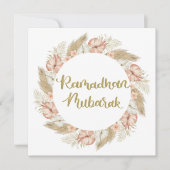 Ramadan Mubarak 3 Kaart (Voorkant)