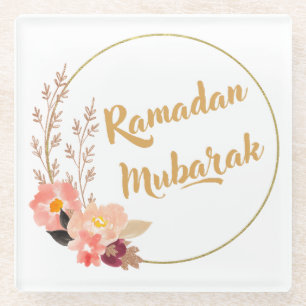 Ramadan Mubarak 5 Glazen Onderzetter