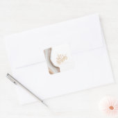 Ramadan mubarak arabische kalligrafie vierkante sticker (Envelop)