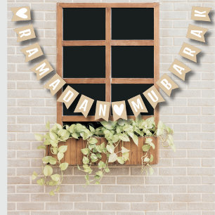 Ramadan Mubarak Banner Mantel open haard decoratie